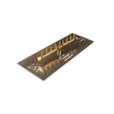 Linear Brass Burner/Rectangular Plate - CFBL90